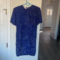 Blue Evening Dress By Stenay Size 8