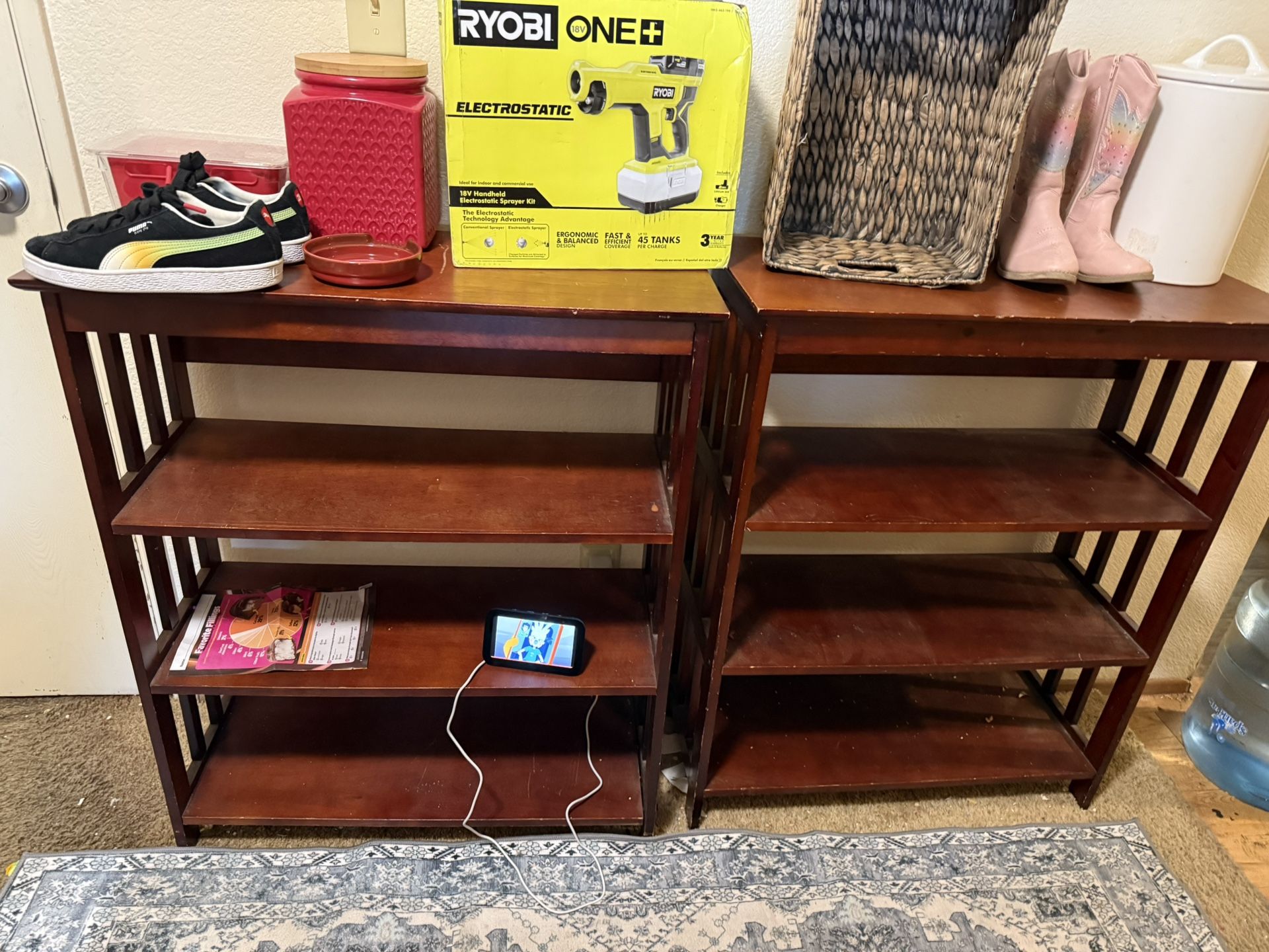 Cherry Wood Bookshelf