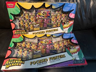 Pokémon Mega Evolution Ascended Heroes Focused Fighters Premium Collection