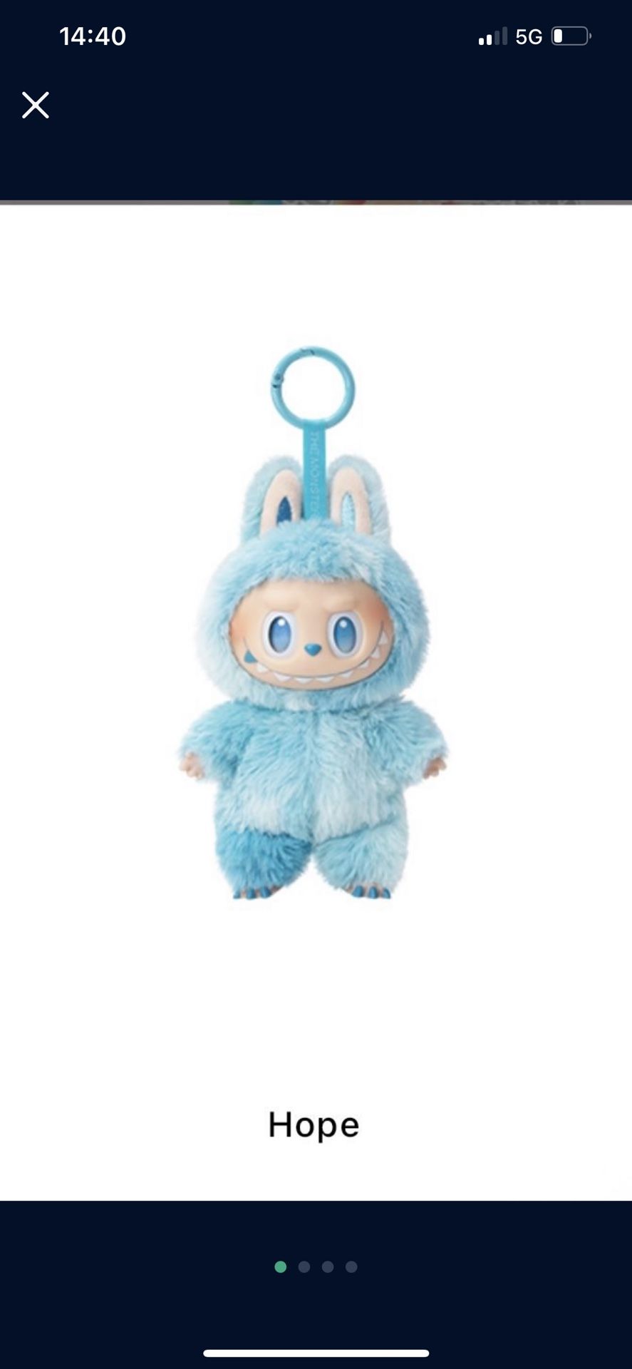 BRAND NEW Labubu Hope Big Into Energy Vinyl Plush Doll