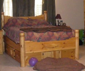 Queen bed frame only