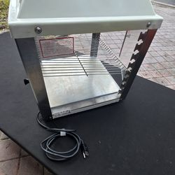 Last one.... Commercial Food Warmer Display Case Double Door – Heated Food Display – Vitrina Calentadora Comercial