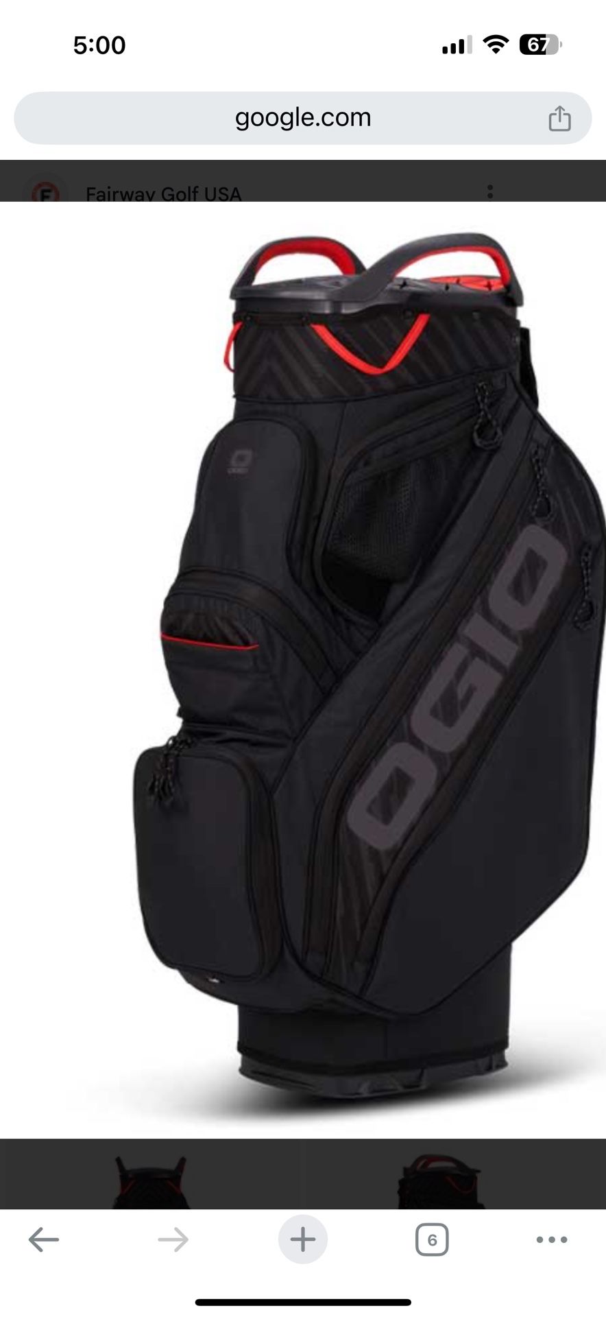 OGIO silencer cart bag