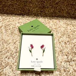 💲10.99💅kate spade cubic zirconia earrings