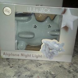 Airplane night light! Tabletop! Brand new in box! 