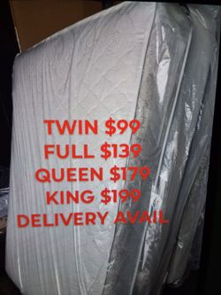 Cal king King Queen Full Twin Mattress Bed Delivery