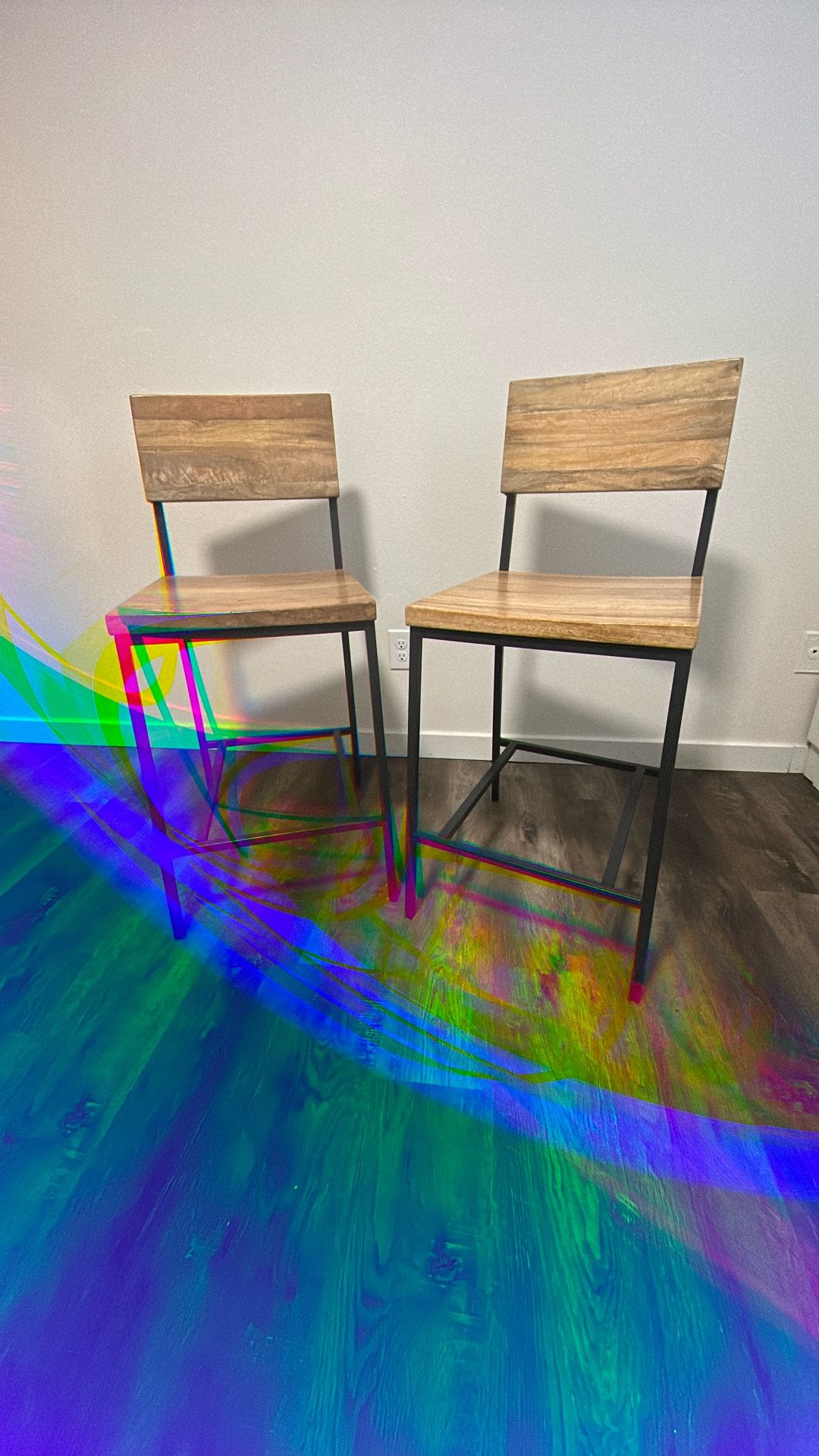 X2 Solid Wood Bar Stools 