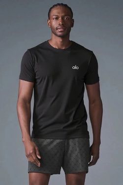 New Men’s Luxury alo Black T Shirt Size Lg