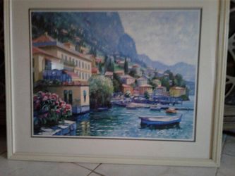 large framed picture