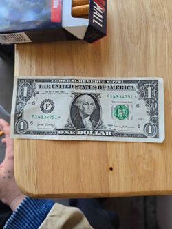 2017A Washington $1 Dollar Star NOTE