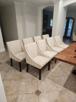 8 chairs