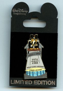 WDI Disney Dead Rides America Sings Splash Mountain Vultures LE 300 Pin