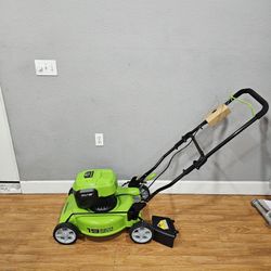 greenworks 19" cordless lawn mower (tool only)