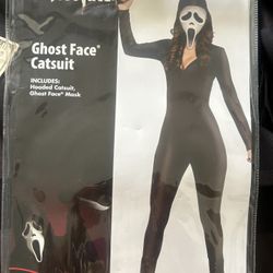 Women’s Ghost Face One Piece With Mask