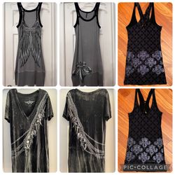 Women's Affliction Clothing (prices in description)
