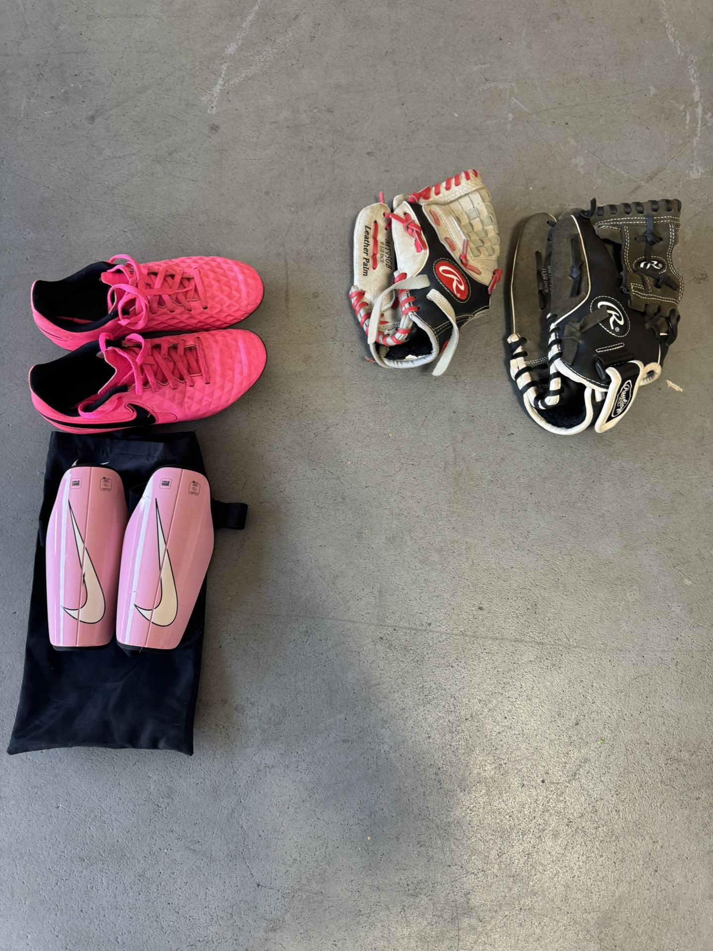 Kids Baseball And Soccer Gear