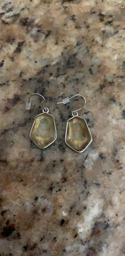 Earrings sterling silver ...new