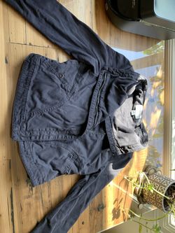 Anthropologie Cropped Moto Jacket