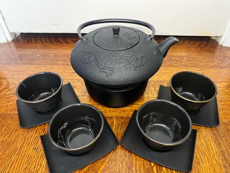 Vintage Cast Iron Tea Set by Joyce Chen