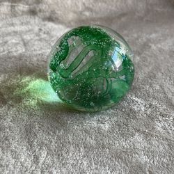 Crystal Paperweight Bohemian Hand Made Czech Republic