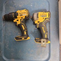 Dewalt 20v Brushless Drill And Impact Set