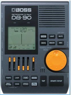 BOSS DB-90 Dr. Beat Portable Metronome (DB-90), BLACK