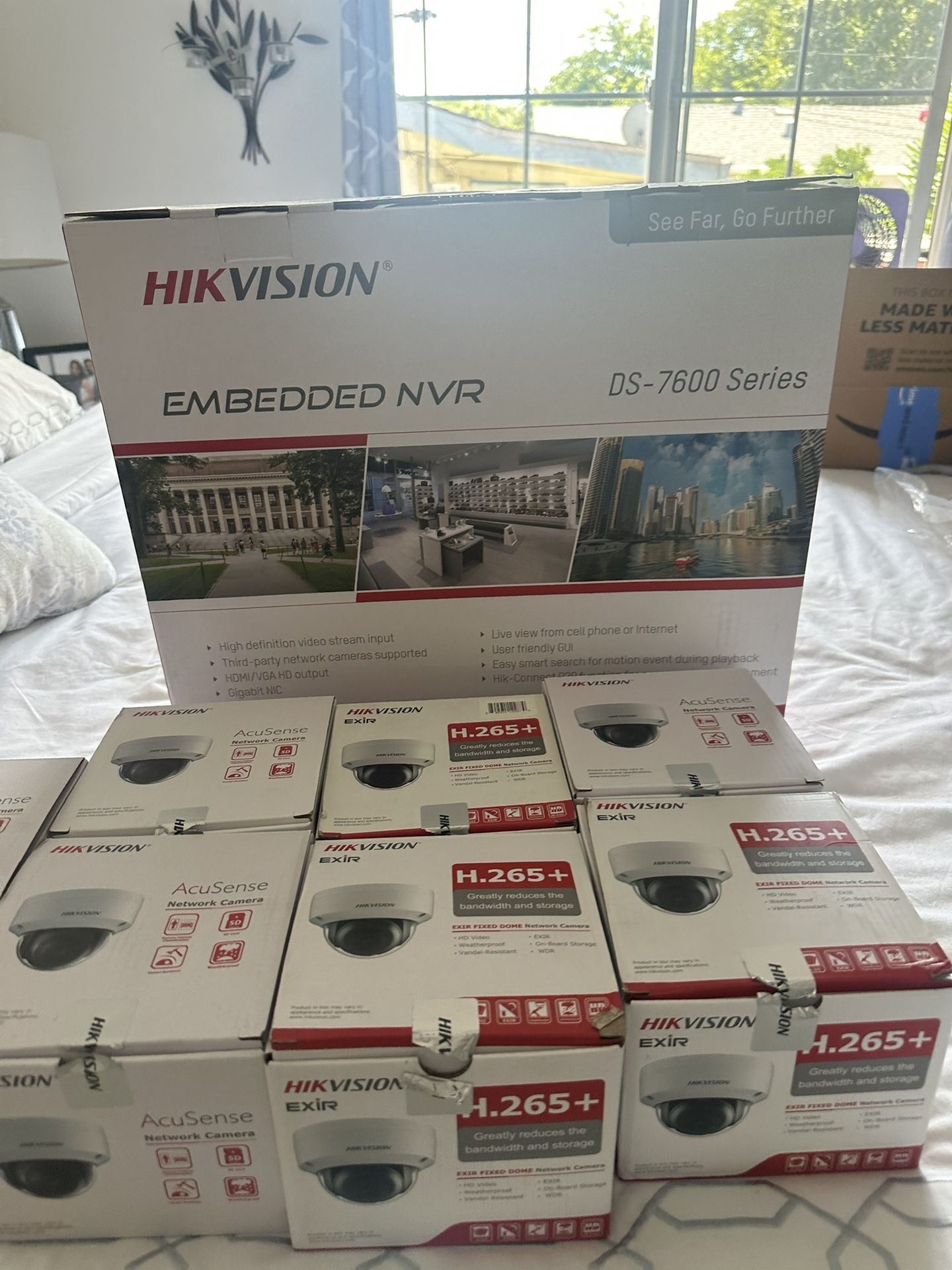 Hik Vision 8 Cameras With Nvr Included
