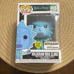 POP: Animation Hologram Rick Clone GITD Amazon Exclusive
