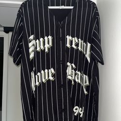 Supreme Love Hate Baseball Jersey Large