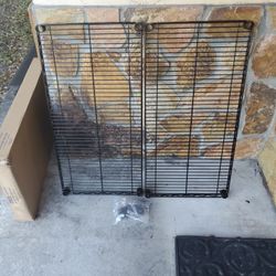 Uline Black Wire Shelves, 2