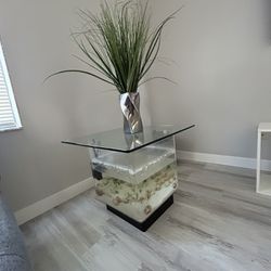 Acrylic Aquarium Side Table 
