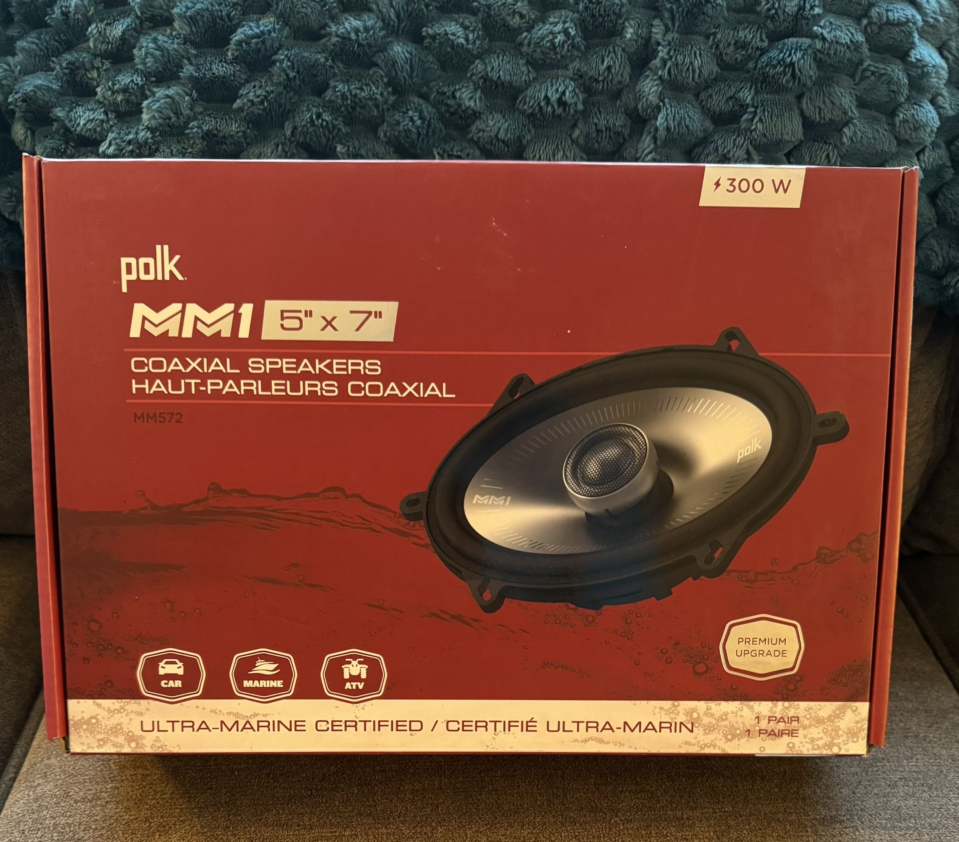 Brand New Polk Audio 5X7-6X8 Inch car audio speakers Marine Rated 