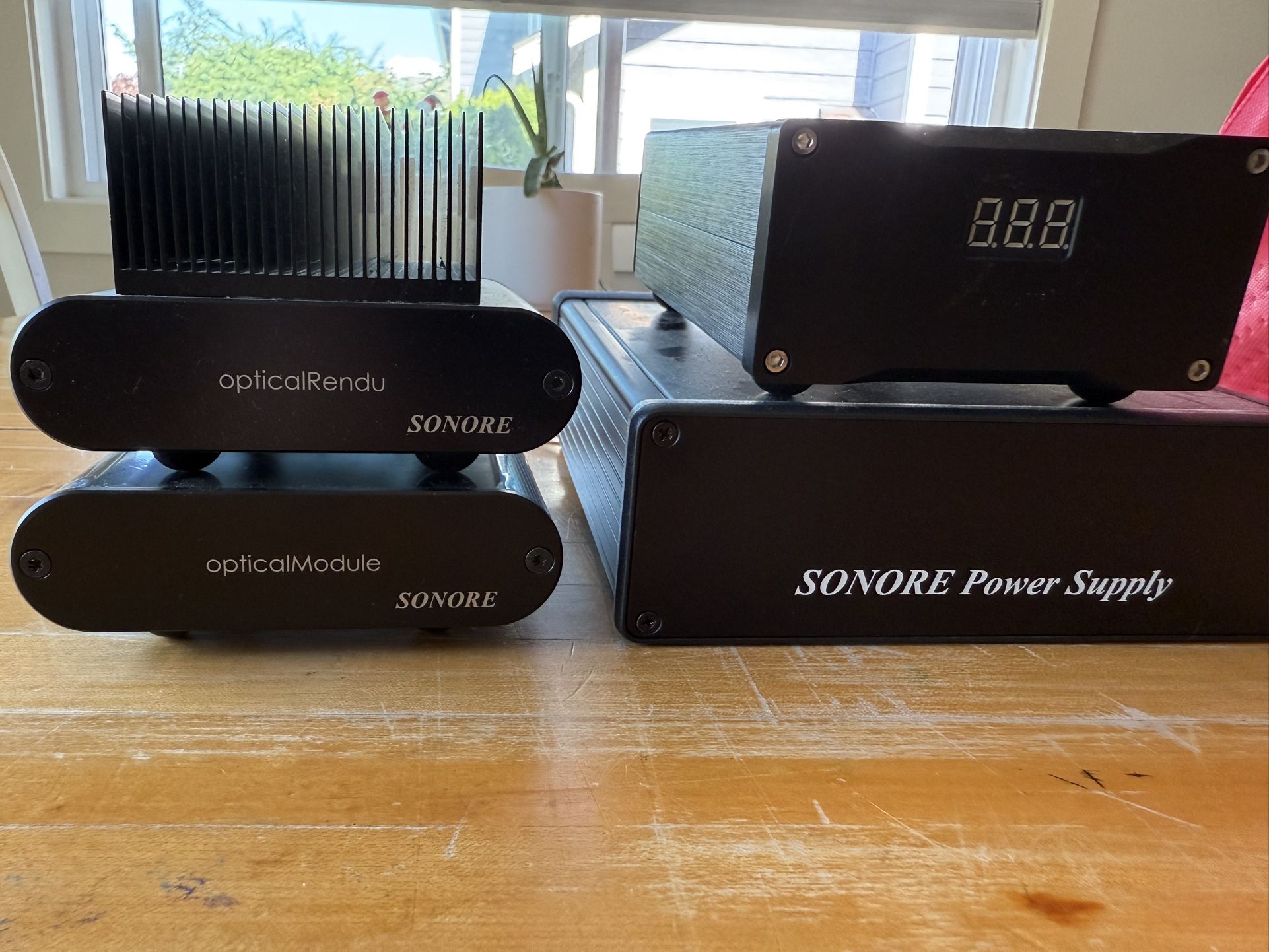 Sonore Optical Rendu Deluxe And Optical Module, Sonore 7V Linear Power Supplies 