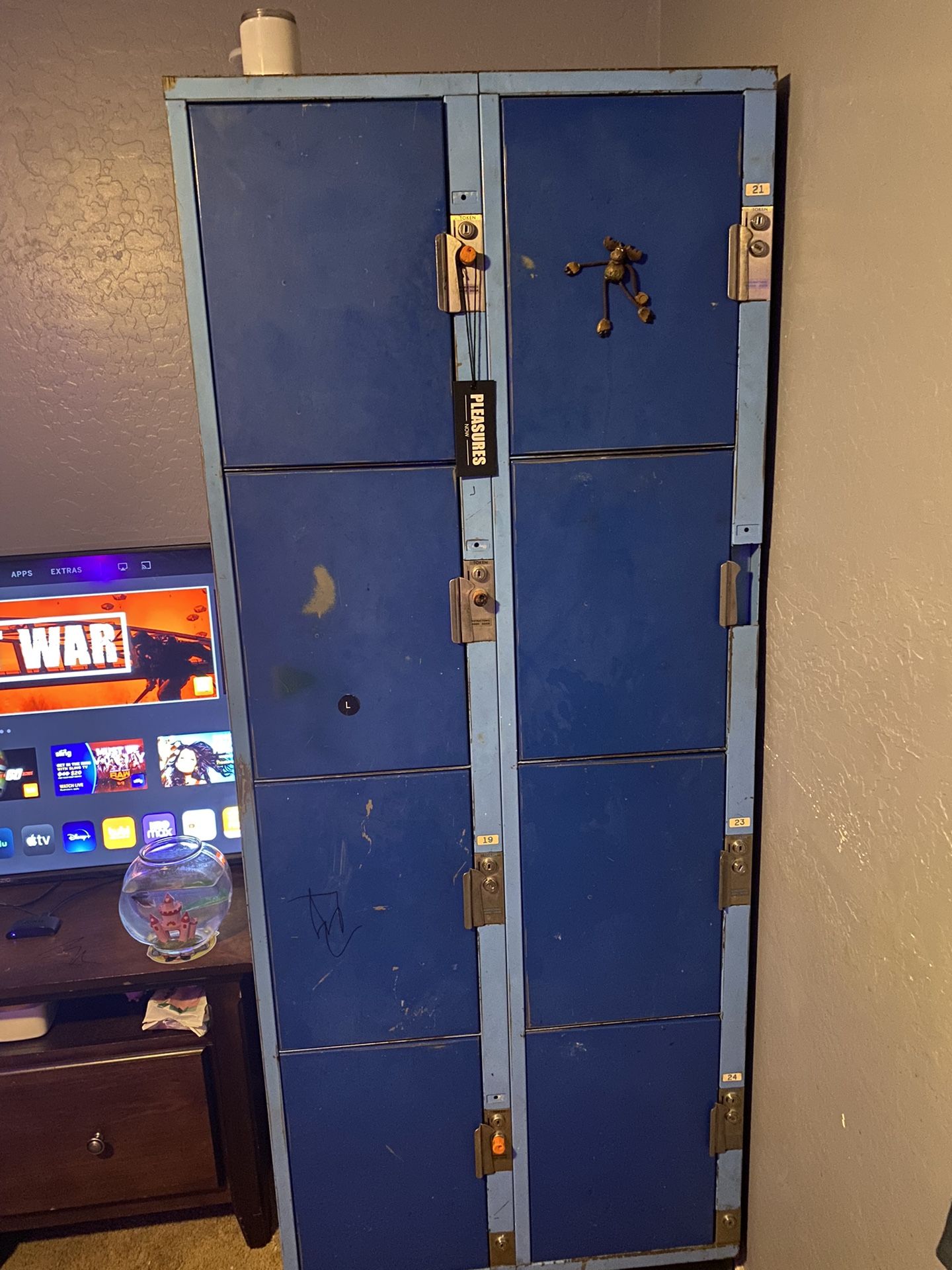 Old Vintage Locker From Water Park