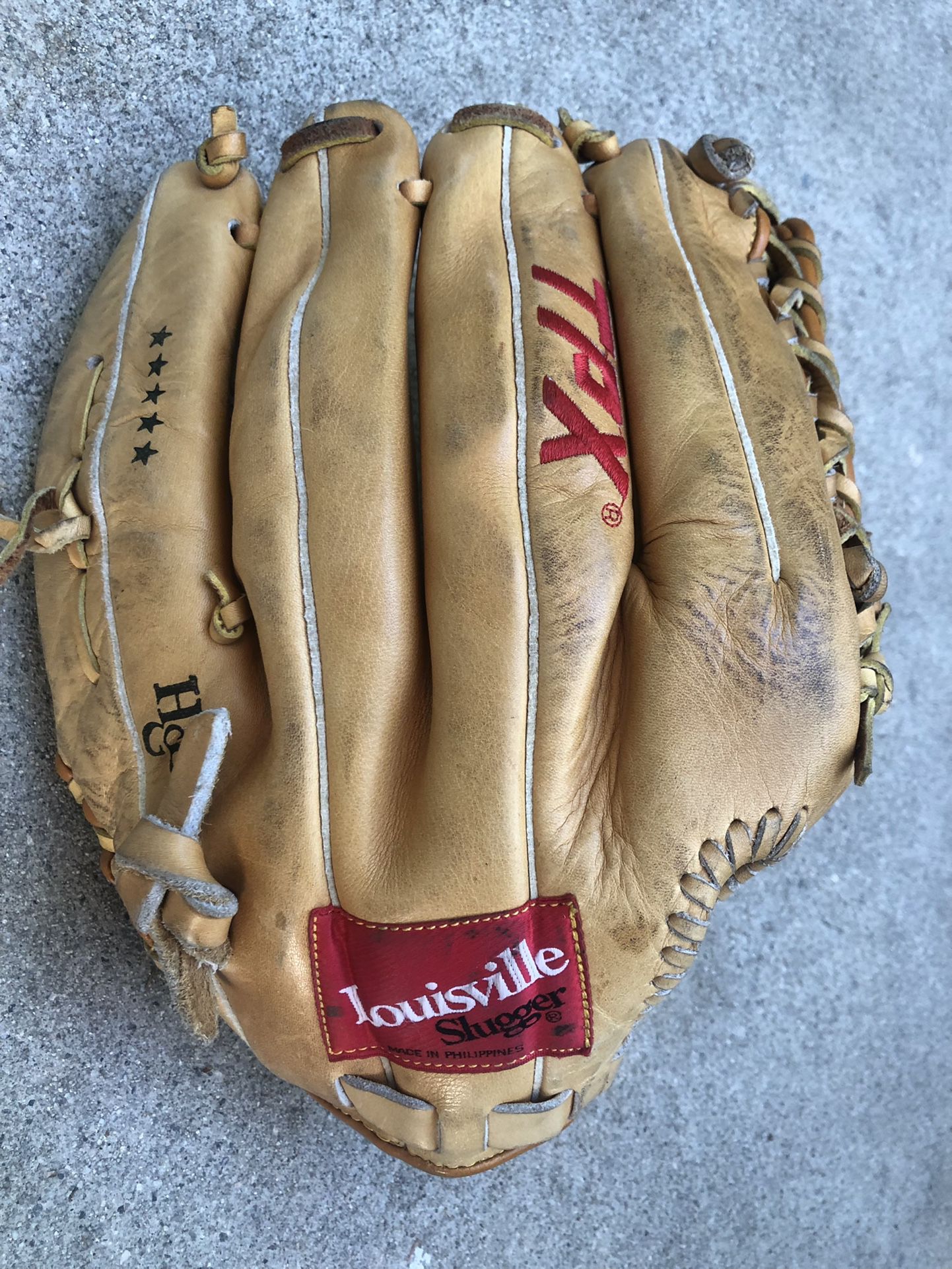 Handmade Vintage Louisville Slugger TPX Model Baseball Glove 