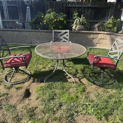 Metal Patio Set