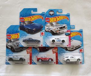 JDM Mazda Hot Wheels Lot.