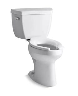 Inodoro Kohler Highline Classic de dos piezas alargado 1.6 gpf (sin asiento).