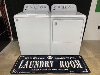 GE Top Load Washer & Electric Dryer Set – 🛡️ 30-Day Warranty