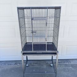 Mobile Bird Cage w/ detachable stand