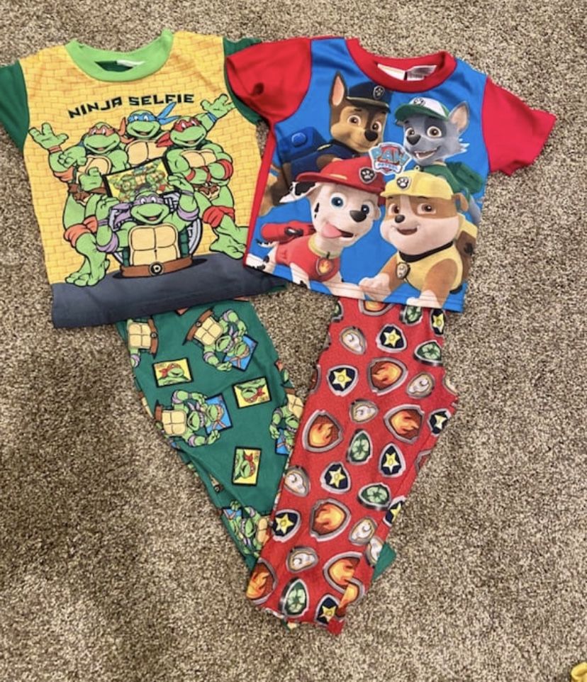 Toddler Boys 4T pj lot
