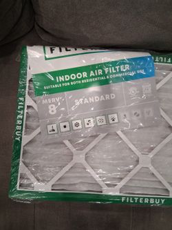 Pack de 6 Filtros de Aire HVAC Filterbuy 14x24x1 Merv 8 Nuevos