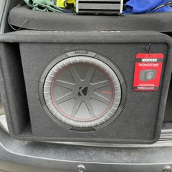 Kicker 12’ Subwoofer with amp