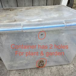 Free container For Plants (has holes)