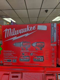 Milwaukee M18 Compact 2-Tool Combo Kit