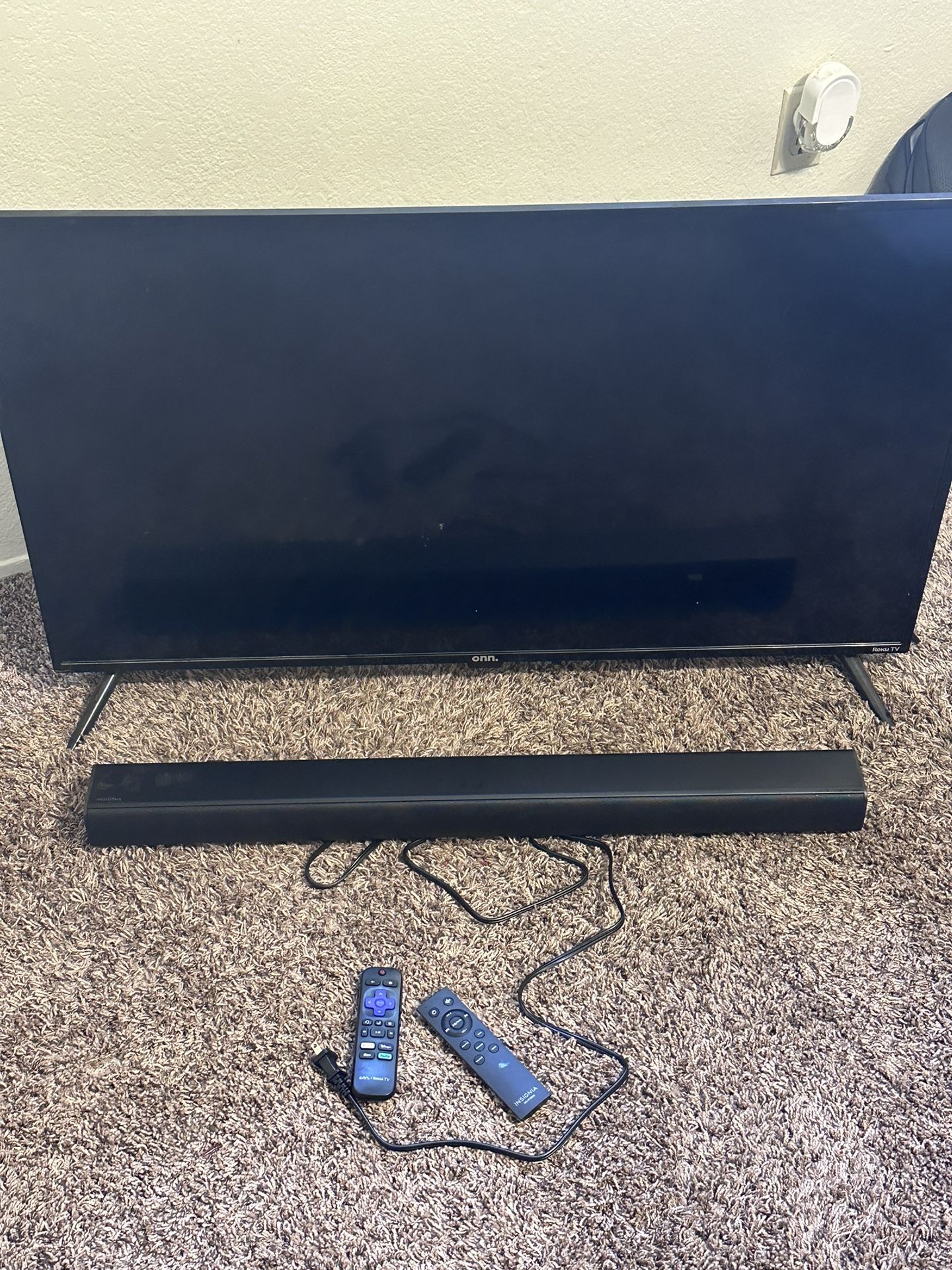 43 In Onn Tv And Insignia Sound Bar
