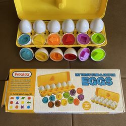 Pretex My First Find & Match Eggs, perfect for Easter $6 FIRM