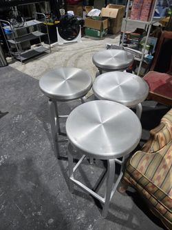 Chrome Swivel Bar Stools