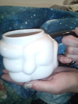 Disney Mickey Mouse stoneware coffee mug.