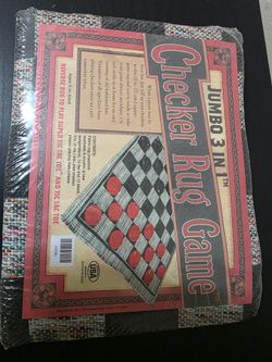 Jumbo Checker Rug Game